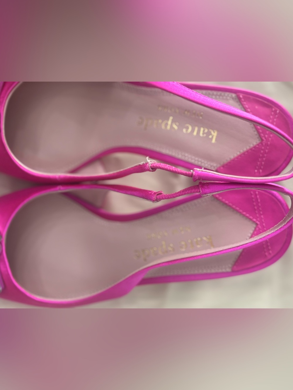 CONSIDERING OFFERS!
Kate Spade Renata Hot Pink Kitten Heel, 5.5B - Picture 6 of 8